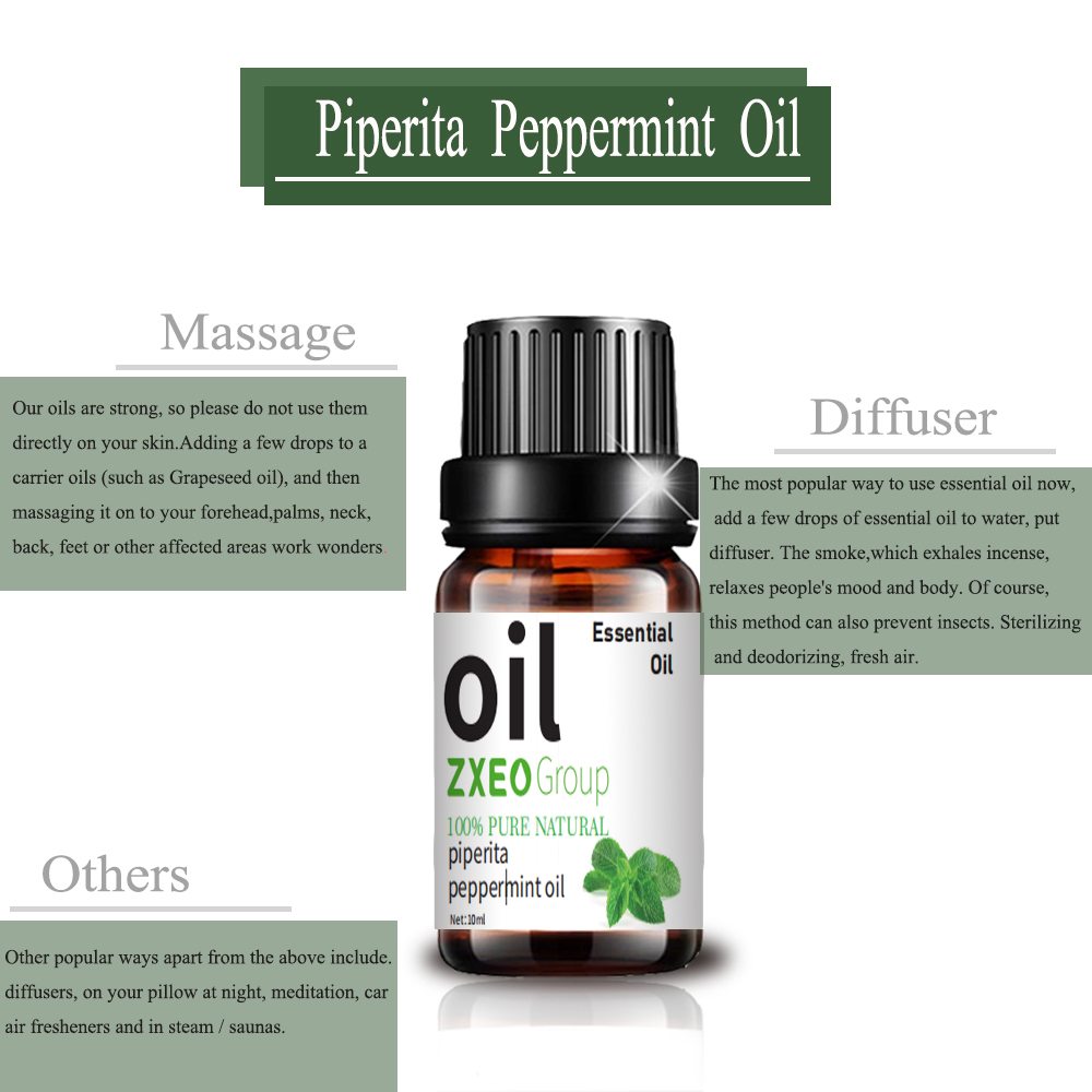 piperita mental oil pure natural body oil massage skincare