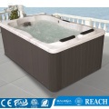 Vasca idromassaggio della spa spazzone su massaggio sesso di Whirlpool Spa del ponte elevato Mini 2 persone Indoorhottub