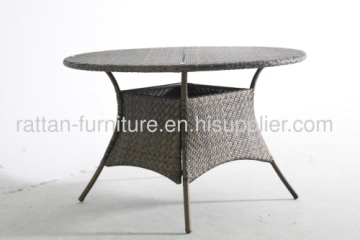 Outdoor Pe Wicker Kd Round Dining Tables 