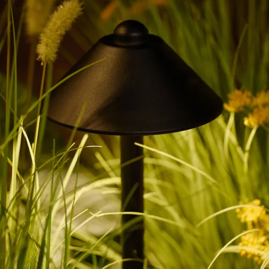 LEDEAST T-CP7047 Aluminum Mushroom-Shaped Outdoor Garden LED Light