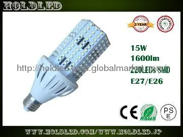 15W E27 LED corn lamp 360degree