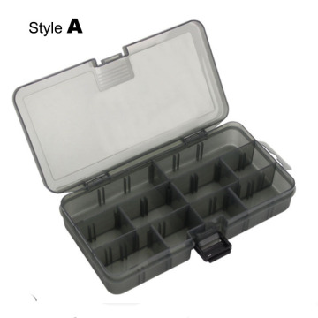 Fixable 5 Compartment Plastic Storage Box for Fishing Lures, Bait, Hooks, and Tackle
