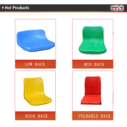 Hongkang Foldable Plastic Stadium Seat Chair