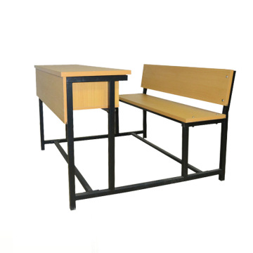 Libya School Furniture Project: Double Desk and Chair Table and Bench Design
