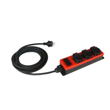 Waterproof 4-Gang Extension Lead Multi Socket