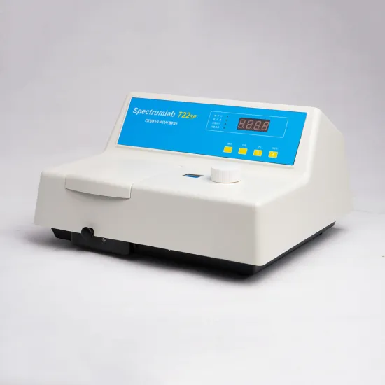 722S Vis Single Beam Spectrophotometer - Emission Wavelength 340-1000nm for Laboratory