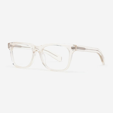 Rectangular Bevel Acetate Men's Optical Frames