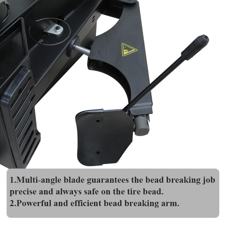 tire changer bead breaking pad