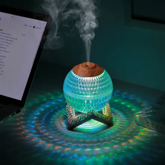 Portable Cool-Mist Humidifier with Aromatherapy USB Car Battery Powered