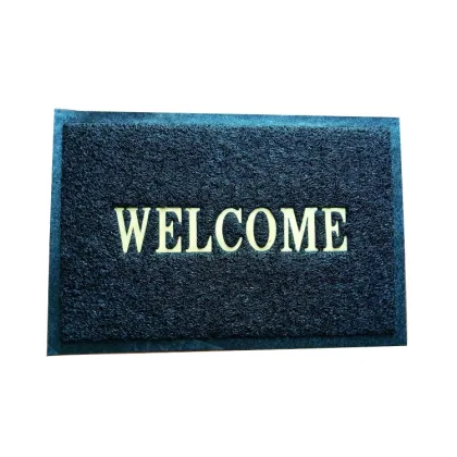 Company welcome Logo PVC door mat/floor mat