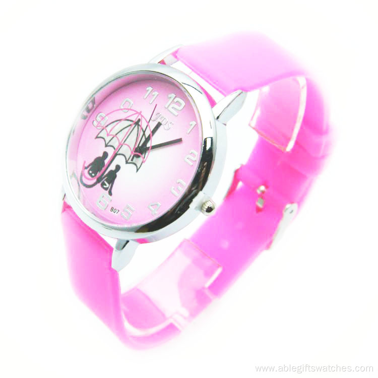 Low cost silicone classic watch for unisex