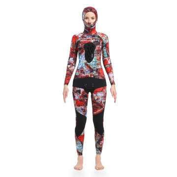 Wetsuit Spearfishing Neoprene Seaskin penuh