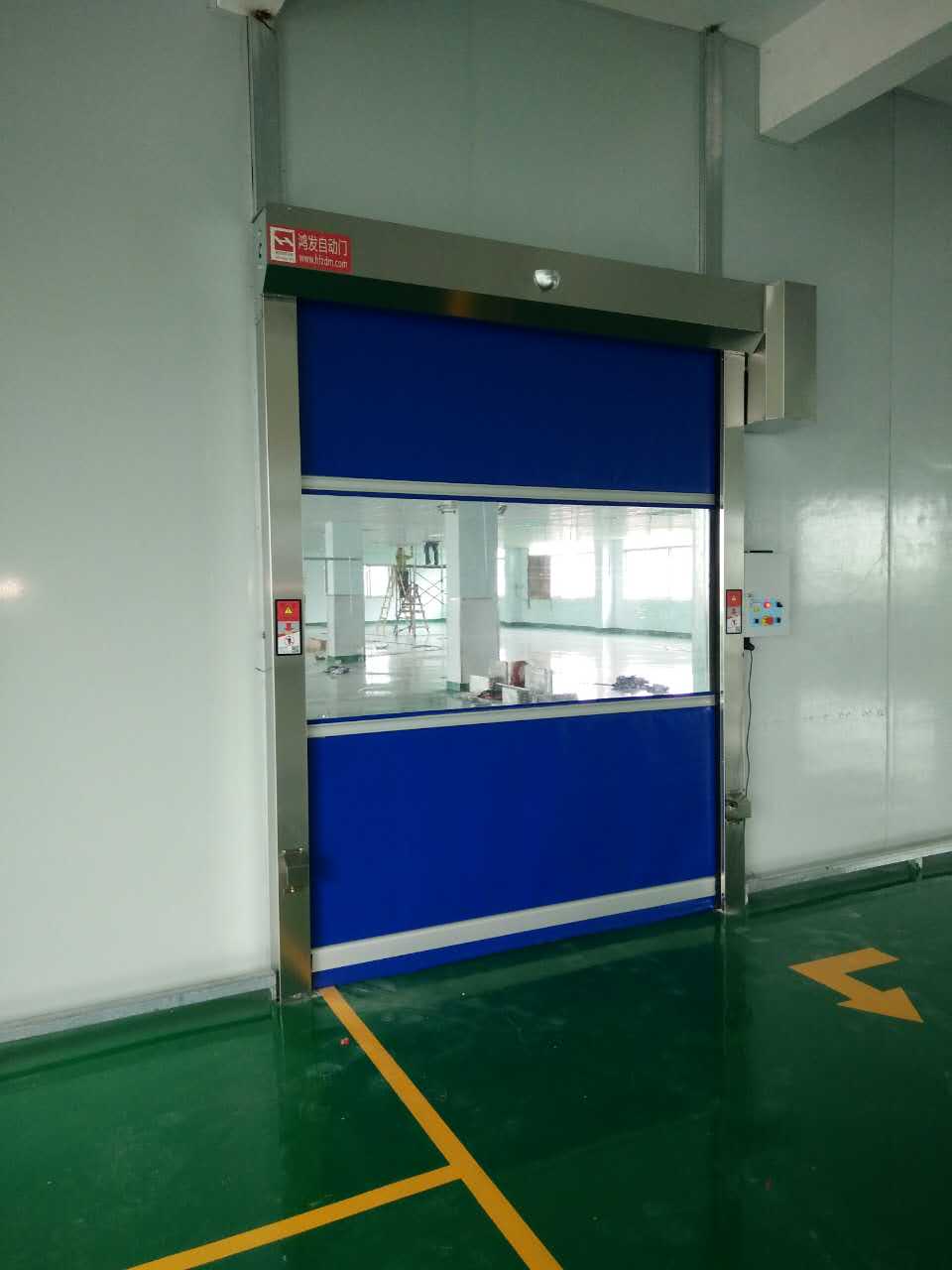 Industrial Automatic Rolling PVC Interior High Speed Door