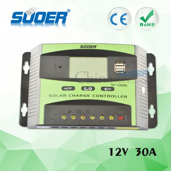 Suoer PWM Solar Controller 12V 30A Solar Charger Controller 30A Solar Regulator