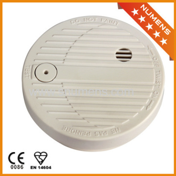 Battery Operated En14604 Smoke Detector With Kitemark Certificated 