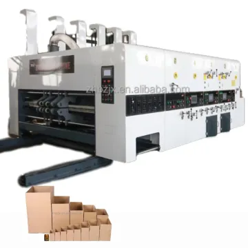 Factory Price Printer Slotter Die-Cutter Folder Gluer Flexo Printing Machine for Corrugated Box - ZHENHUA FFG