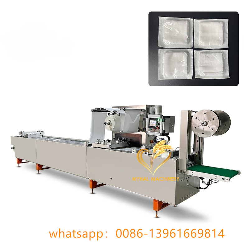 Disposable Syringe Throat Swab Cotton Swab Medical Equipment Blister Packaging Machine Fully Automatic Equipment