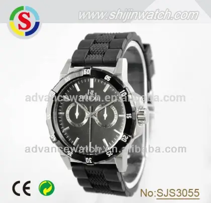 Hot sport watches western watches men silicone wristband watch