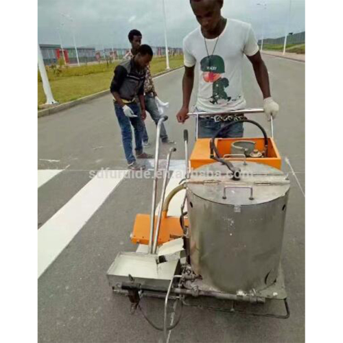 Portable Double Preheater Thermoplastic Road Marking Machine, High