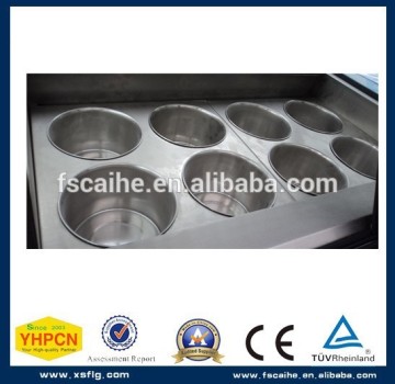 Stainless steel gelato ice cream Round Pans