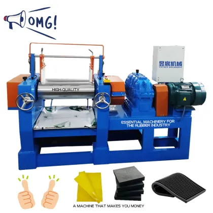 Two-Roll Rubber Open Mixing Mill Machine