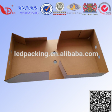 Flat packing frozen food carton box,white paper beef box for delivery