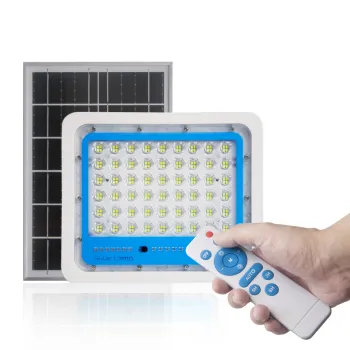 100W Solar Flood Light: Green Energy Outdoor LED Lamp with Remote Control