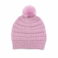 Custom Anti-pilling Wool Acrylic Knitted Pom Pom Beanie