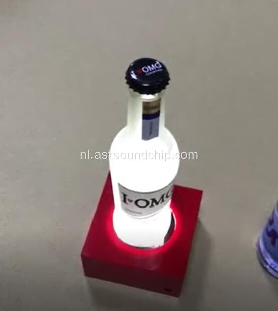 LED-knippermodule voor acryldoos, acryldoos met led voor fles of cosmetica