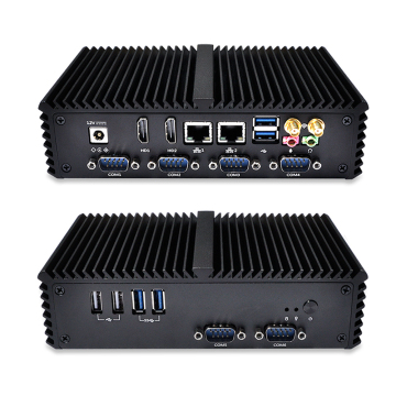 Qotom-Q350P Industrial Barebone Core i5-4200U Processor Mini Pc Linux Embedded Computer