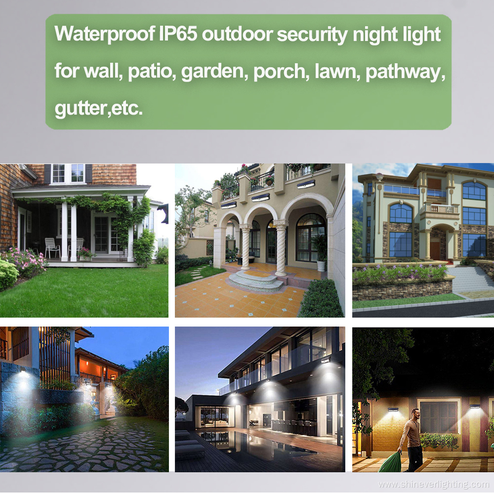 Outdoor Waterproof Led Solar Motion Sensor Lights