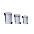 Stainless steel kitchen foot dustbin