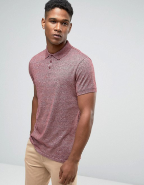 Cheapest Custom Embroidery Chest Logo Short Sleeve Button Placket Red Men's 100% Cotton Marl Jersey 200g Blank Casual Polo Shirt