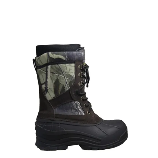 Mens Waterproof Camo Snow Boots Oxford Winter Boots