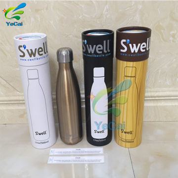 Wholesale factory price paper tube packaging box for bottle, custom biodegradable paper push up tubes
