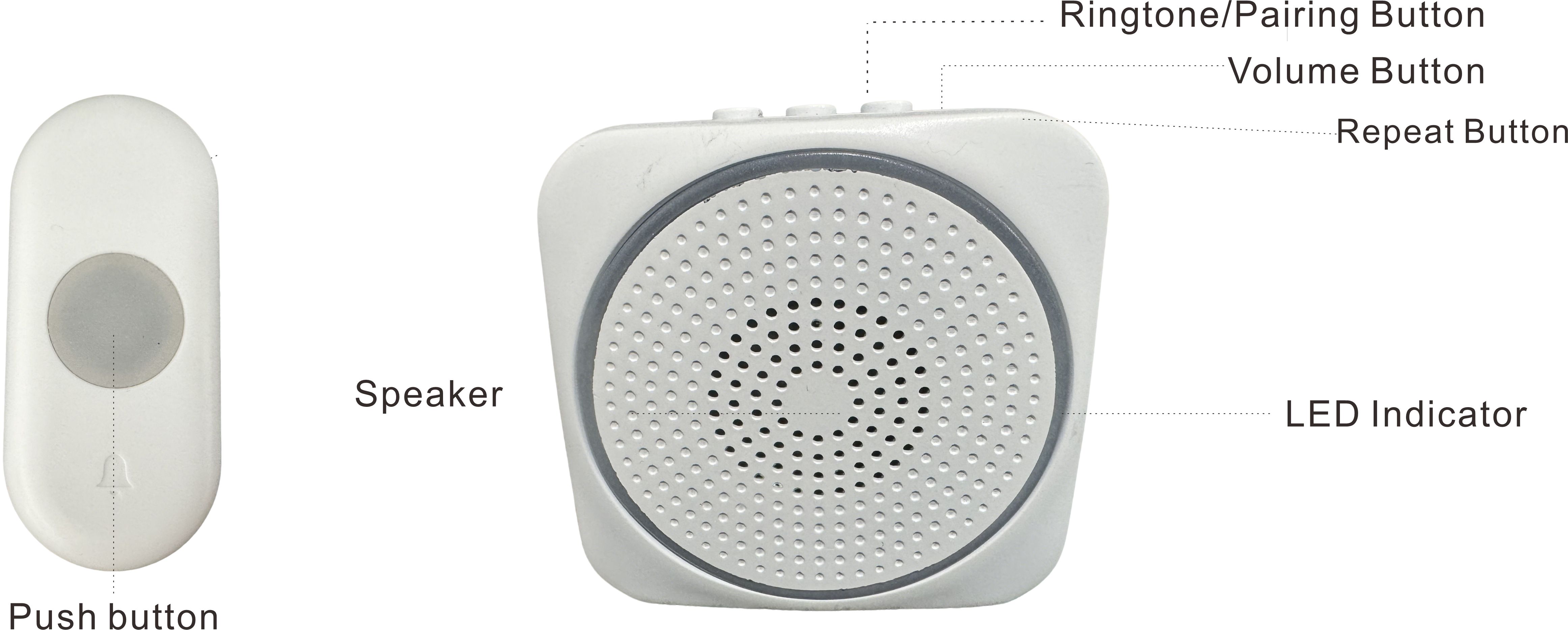 HC-616B,wireless doorbell for home