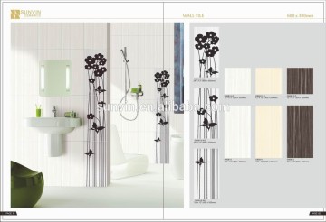 30x60cm white decoration bathroom ceramic wall tiles