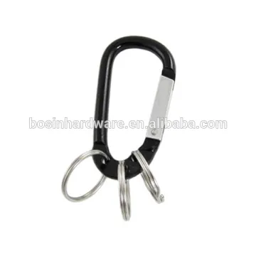 Fashion High Quality Metal Carabiner Keychain With Holes