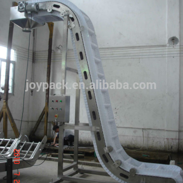 Inclined Plastic Belt Conveyor for Multihead Weigher