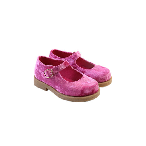 Rubber Soles Mix Sizes Fancy Velvet Kids Shoes