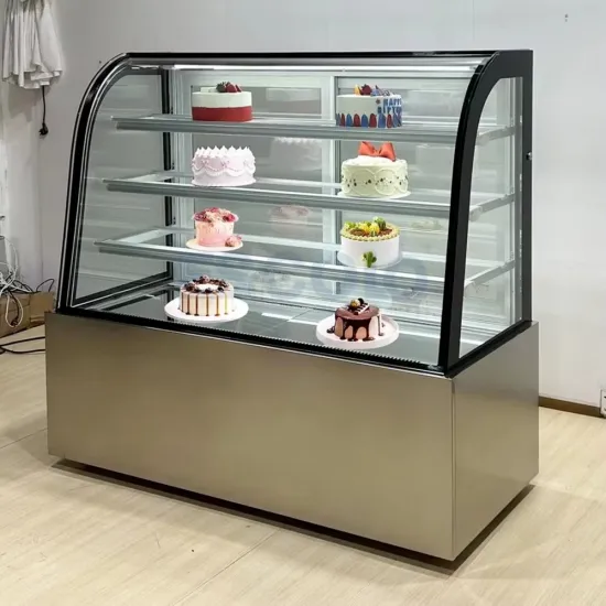Cold Cake Fridge 1.2m Upright Cake Display Fridge Showcase Air Cooling Cake Display Fridge