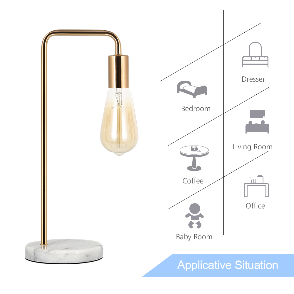 Golden Table Lamp