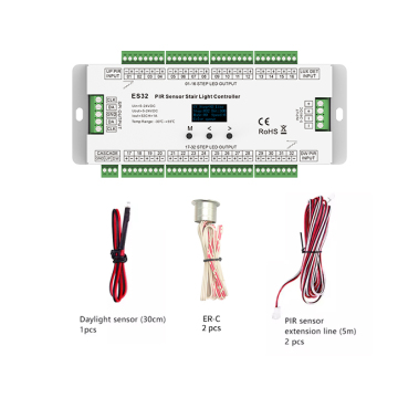 SKYDANCE 32 Channel Automatic Stair Light Controller with PIR Motion Sensor