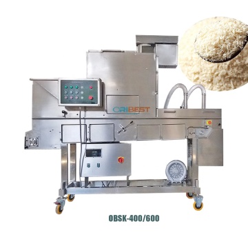 Seafood and Chicken Breading Machine: Fish Patties, Shrimp, Burger Patties