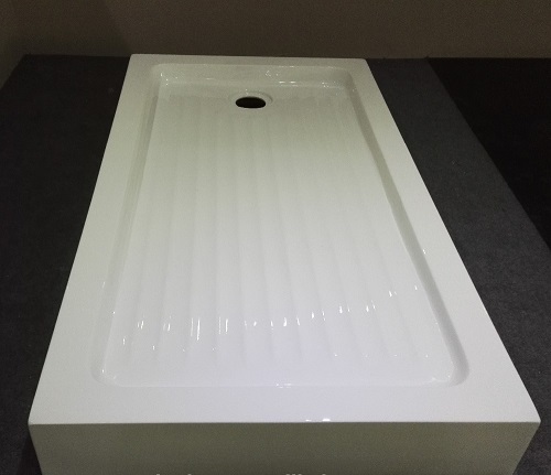 shower tray 90x120 cm acrylic high base shower pan