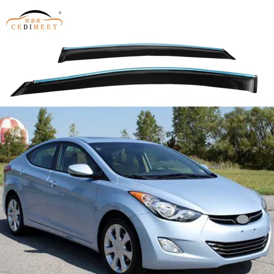 Rain Guard Windshield Side Door Visor for Elantra 2012