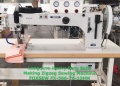 Lange arm zware zeilen maken zigzag naaimachine