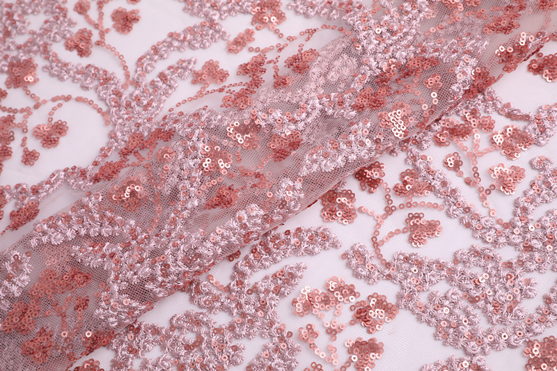 3mm Matt Sequin Embroidery Fabric