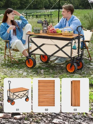 Micro Collapsible Camping Garden Cart