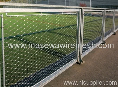 Ss Rope Mesh Stainless Steel Fencing 